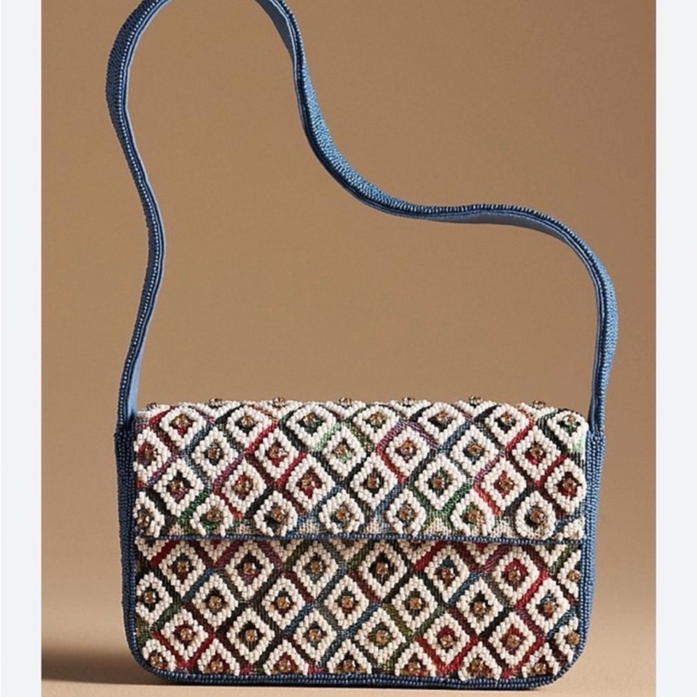 Anthropologie Fiona Beaded Bag
